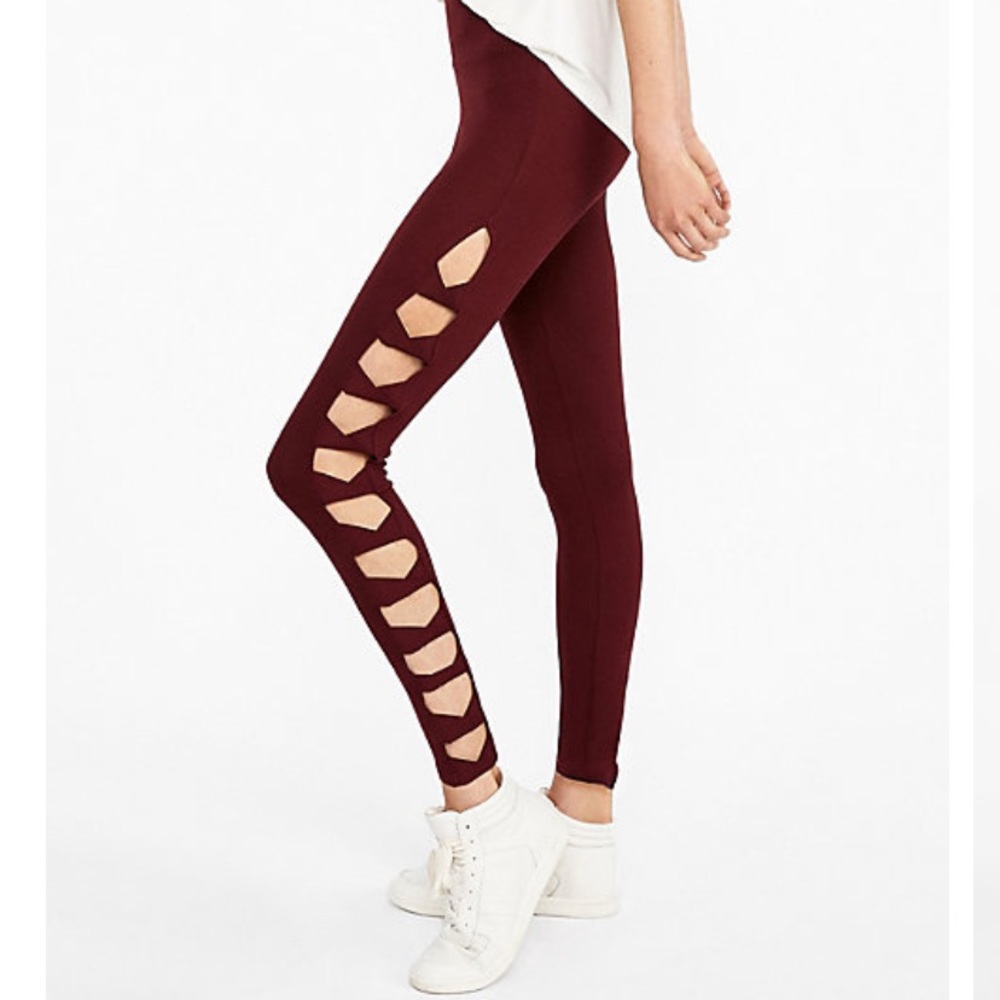 Express High-Waisted Cut Out Leggings